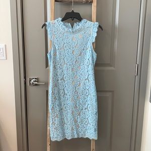 Light Blue Lace Dress
